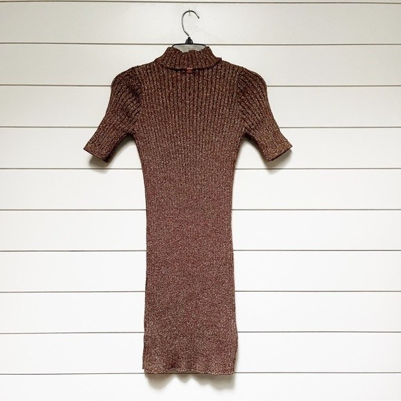 NWT For Love and Lemons Knitz Sweater Mini Dress - Size Large - Picture 8 of 10